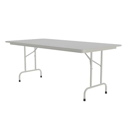 Correll CF Melamine Folding Tables 36x96  Gray Granite CF3696M-15